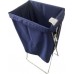 Small Laundry Bag with 2 eyelets, drawstring and toggle CD325 Navy Blue