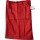 Linen Bag With Drawstring and Toggle: Red