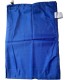 Linen Bag With Drawstring and Toggle: Blue