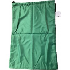 Linen Bag With Drawstring and Toggle: Green