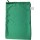Linen Bag With Drawstring and Toggle: Dark Green