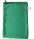 Linen Bag With Drawstring and Toggle: Green