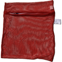 Zipped Net Bag Colours: Large 23" x 28" Bright Red